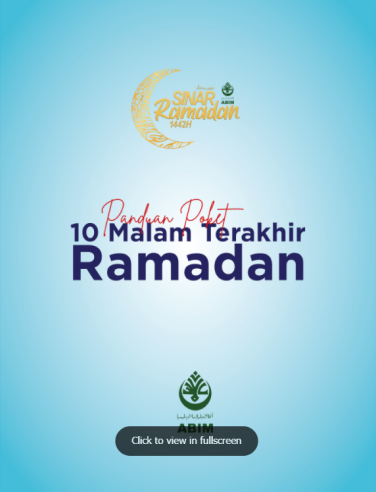 [Panduan Poket] 10 Malam Terakhir Ramadan